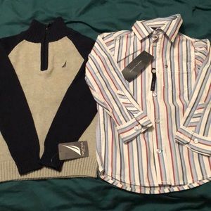 Boys shirt sweater lot